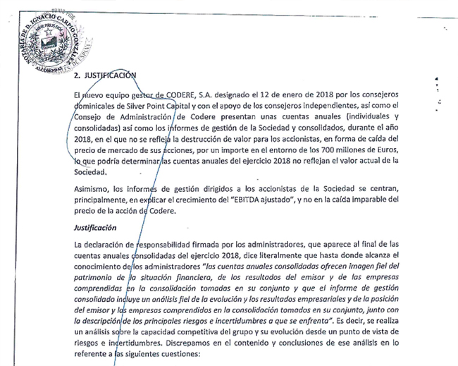 Los Martínez Sampedro piden el cese de Norman Sorensen como consejero de Codere