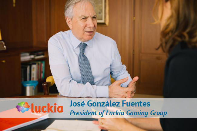 EXCLUSIVE INTERVIEW
José González Fuentes, President of LUCKIA on the future of the market: