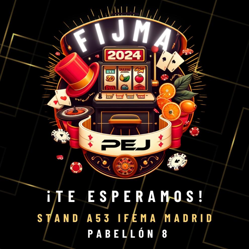 PEJ Presentará sus Innovaciones en la Feria Internacional del Juego Madrid (FIJMA) 2024