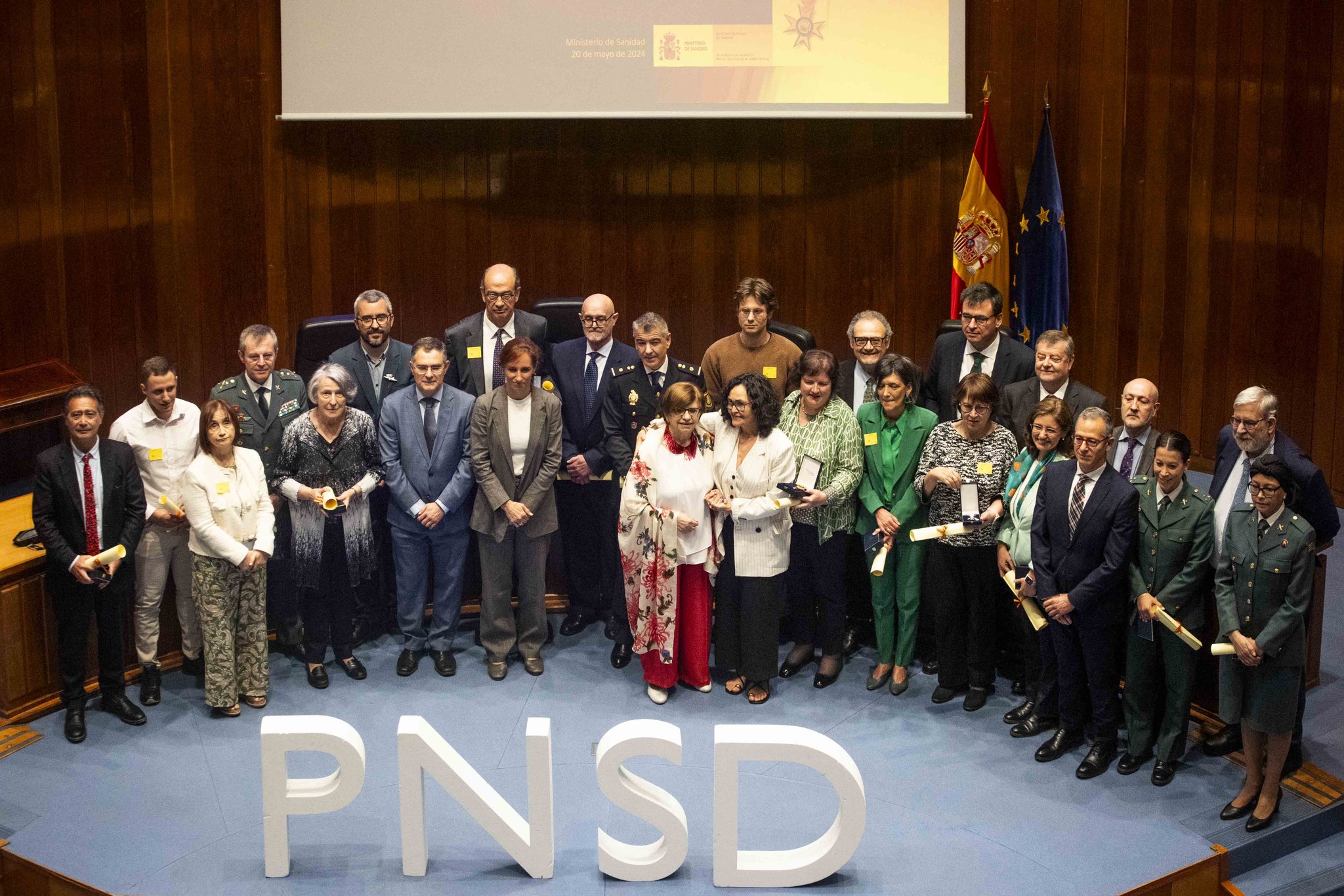 La Sociedad Española de Patología Dual (SEPD) recibe la Medalla de Plata de la Orden al Mérito del Plan Nacional sobre Drogas