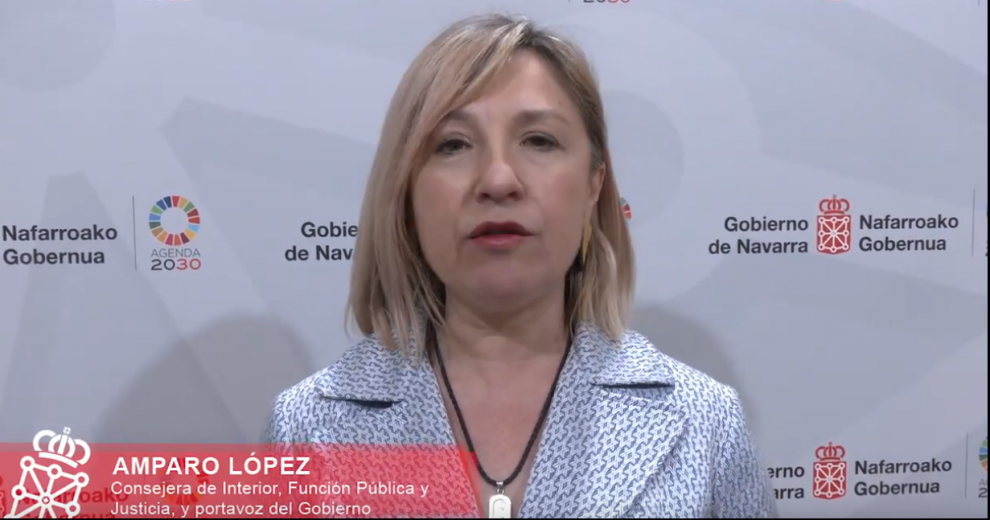 La consejera de Navarra Amparo López explica en un vídeo el nuevo Borrador