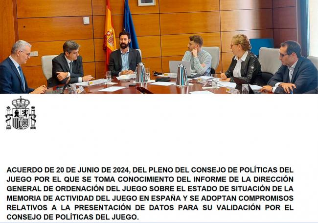 Publicamos el Acuerdo del Pleno del Consejo de Políticas del Juego sobre la 