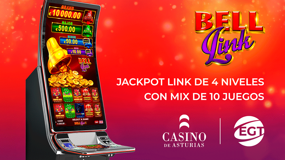 Los jugadores de Gijón ya pueden disfrutar de Bell Link: El jackpot progresivo que arrasa