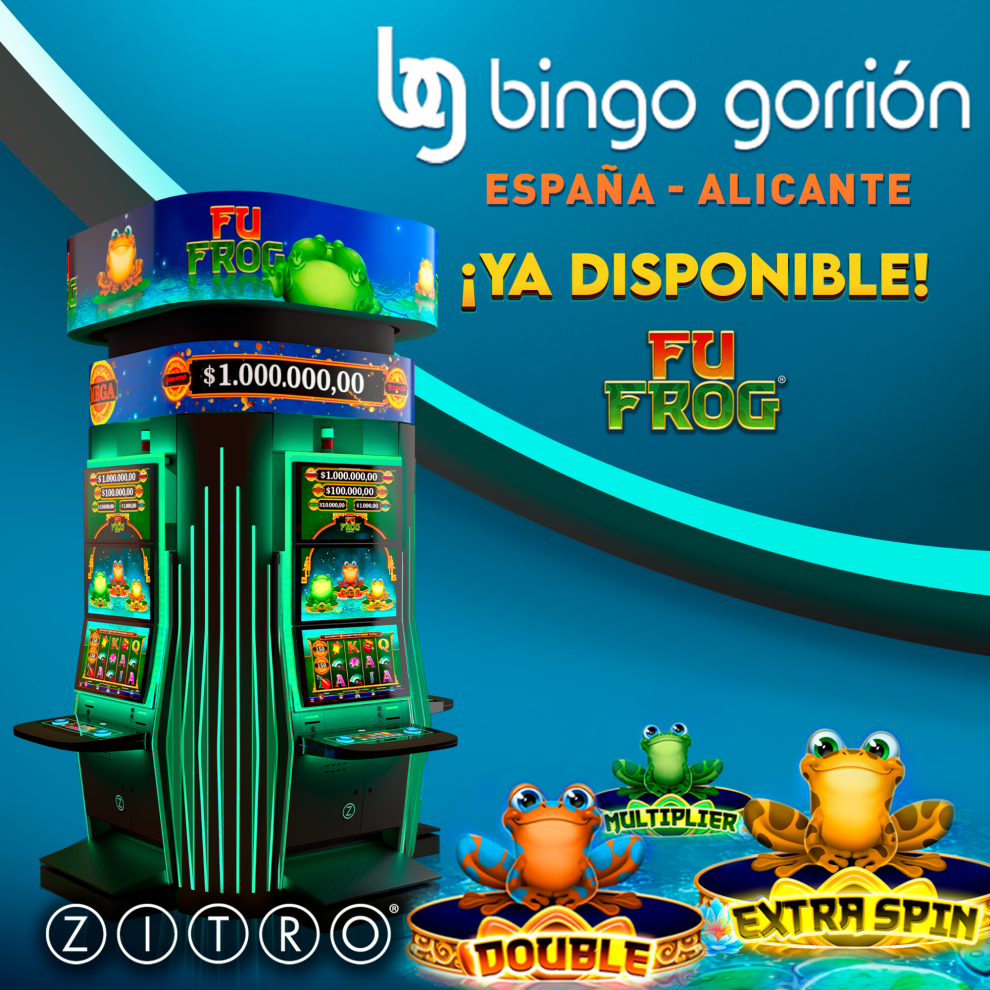 Los simpáticos batracios FU FROG ya están en Bingo Gorrión