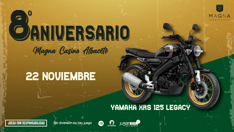 Magna Casinos Albacete celebra su 8º aniversario con una gran promoción