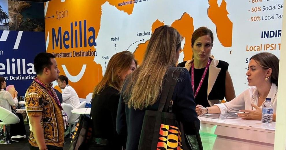 Melilla destaca en el SBC Summit de Lisboa con gran afluencia de visitantes en su stand