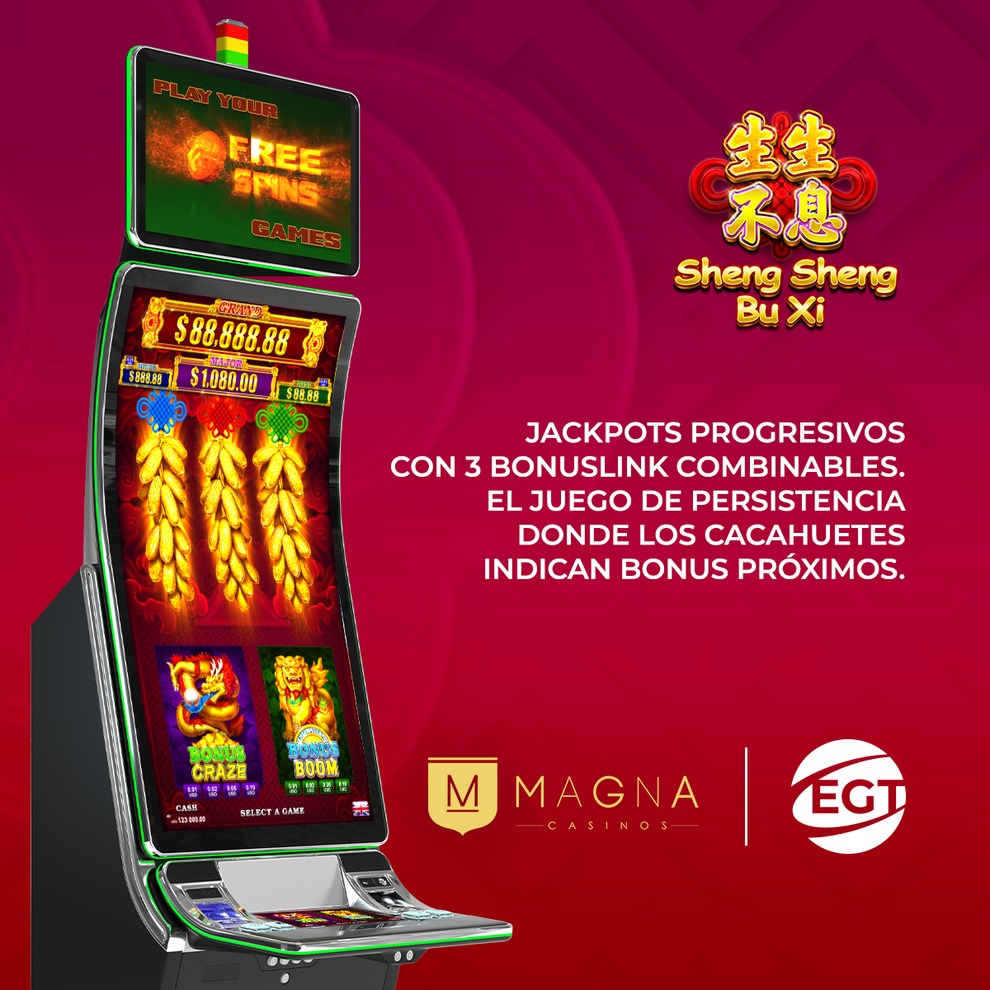 ¡Llega la Última Sensación del Juego a Casino Magna Albacete: EGT Instala el Revolucionario Jackpot Sheng Sheng Bu Xi!