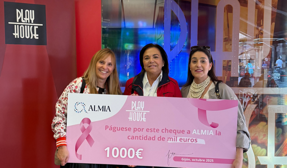 Los salones Play House, de Grupo Díaz Carbajosa, se une a la concienciación sobre el cáncer metastásico con una donación a la entidad Almia
