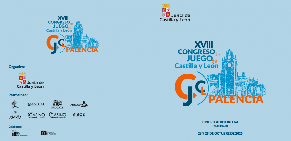 Palencia se prepara para su gran cita del sector: El XVIII Congreso de Juego de Castilla y León arranca el lunes con la rueda de prensa oficial