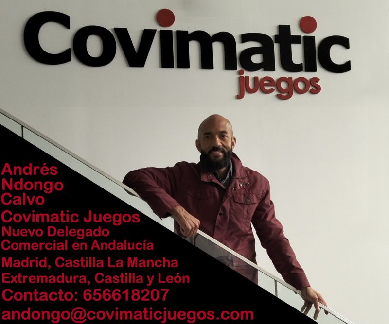 Grupo Covimatic confirma el nombramiento de Andrés Ndongo como nuevo delegado comercial para cinco comunidades autónomas