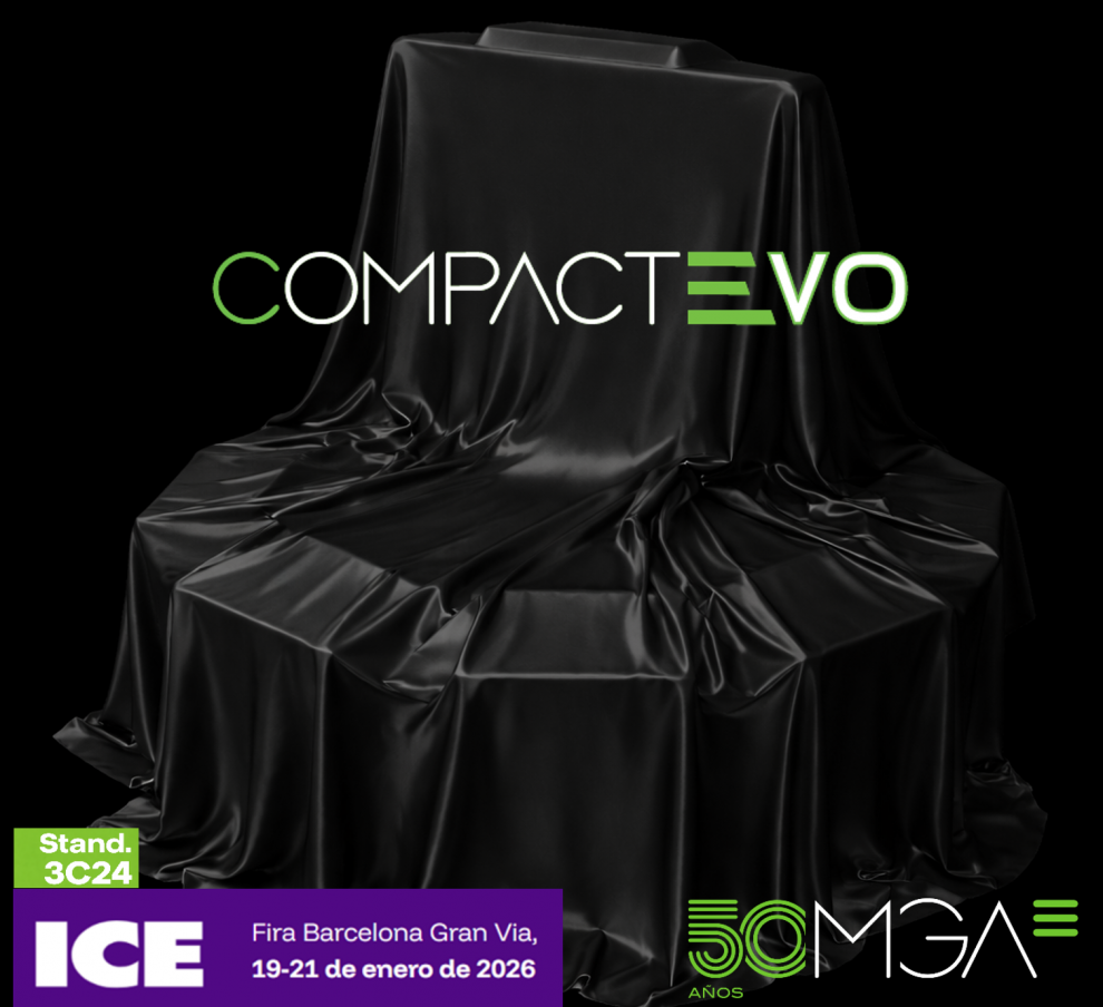 ¡ATENTOS!
MGA Industrial presenta Compact Evo en ICE Barcelona 2026, la evolución definitiva de su ruleta más icónica