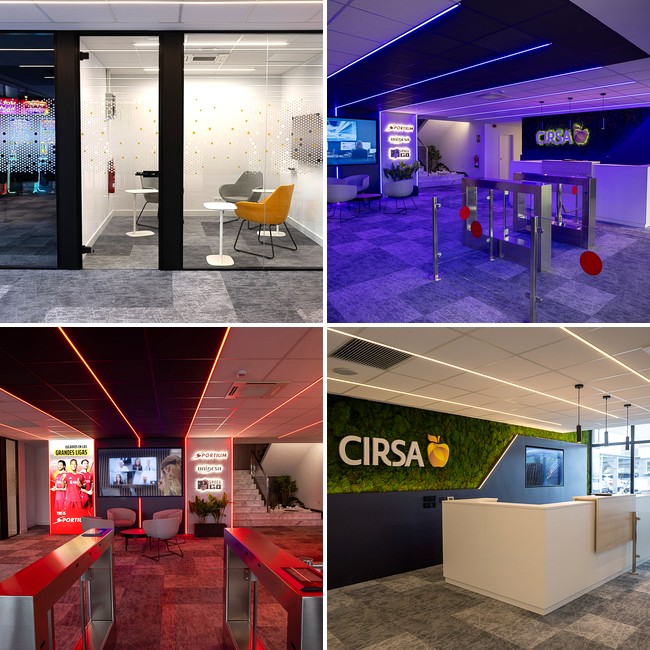 CIRSA transforma la bienvenida a las sedes de UNIDESA, Sportium y Space Go