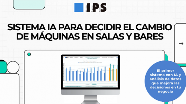 IPS adelantará en un webinar previo a ICE sus avances en inteligencia artificial para la gestión de máquinas en hostelería y salones