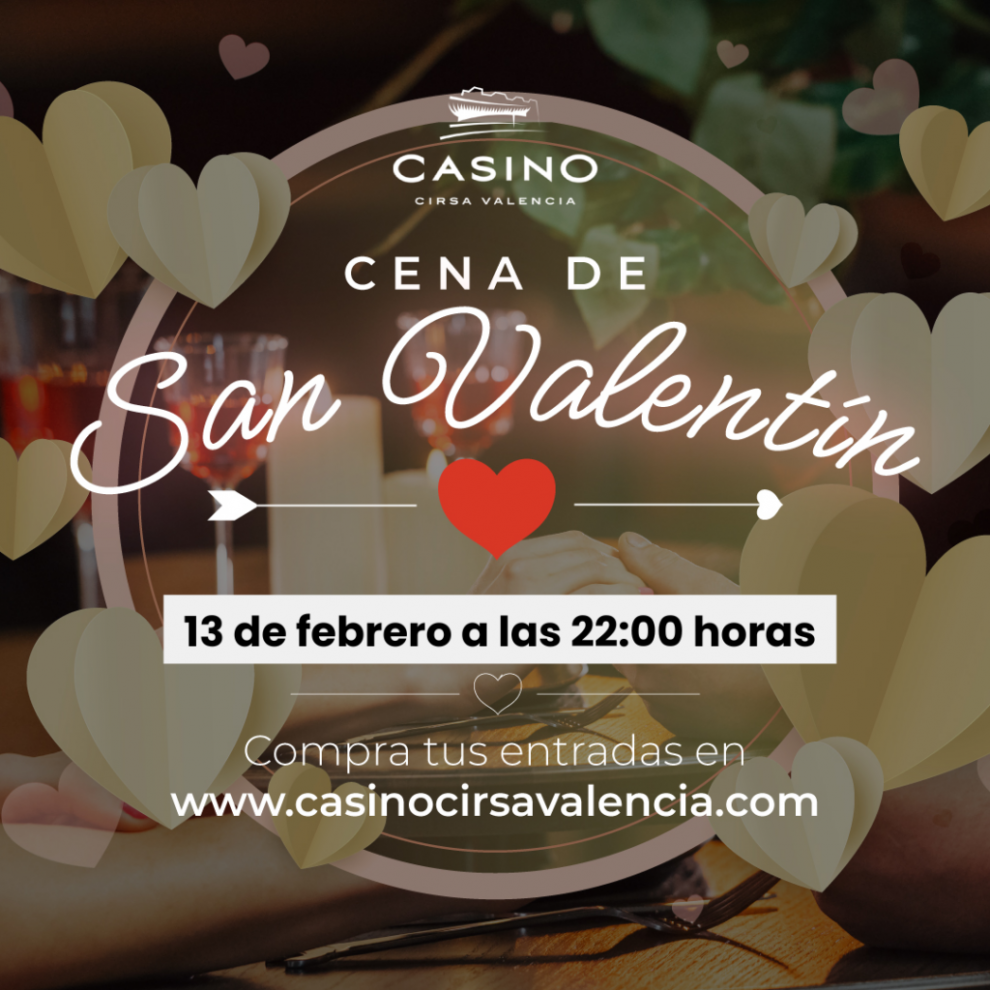 Casino Cirsa Valencia enamora en San Valentín con “1000 Besos” y refuerza su propuesta de experiencia en sala