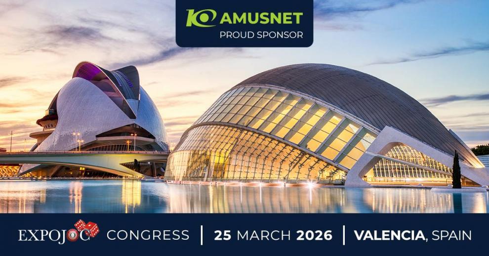 Amusnet se une a EXPOJOC 2026 como patrocinador oficial