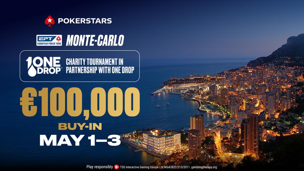PokerStars donará parte de las entradas de su High Roller de Monte Carlo a proyectos de acceso al agua
