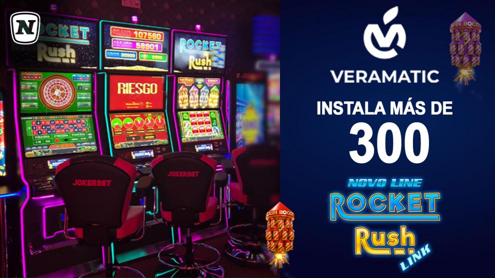 VERAMATIC instala MÁS de 300 NOVO LINE ROCKET RUSHLINK