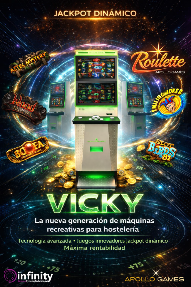 INFINITY GAMING PRESENTA VICKY: LA EXPLOSIÓN TECNOLÓGICA QUE PULVERIZA LOS LÍMITES DE LA HOSTELERÍA