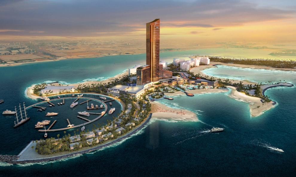 PESE A LA GUERRA: Wynn Resorts reanuda las obras en Arabia Saudita bajo la supervisión de Washington y las autoridades de Emiratos