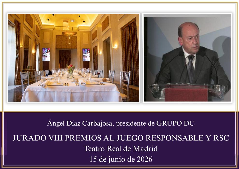 Ángel Díaz Carbajosa engrandece el jurado de los VIII Premios al Juego Responsable y RSC