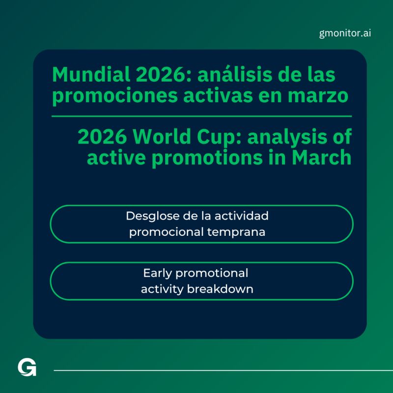Así ayuda GMONITOR a ganar cuota de mercado antes del Mundial 2026
