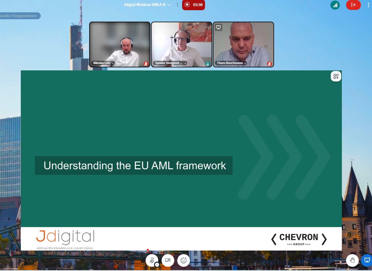 Jdigital promueve un webinar sobre la nueva Ley de Antiblanqueo (AML)