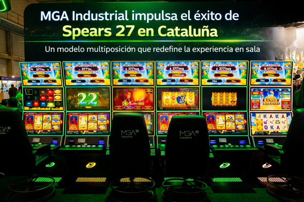 MGA Industrial consolida el éxito de Spears 27 en los salones de juego de Cataluña