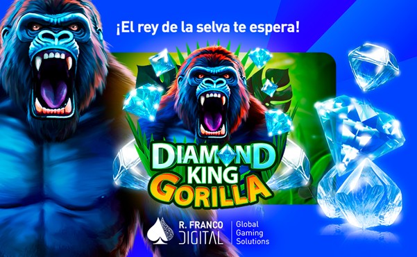R. Franco Digital lanza Diamond King Gorilla, un nuevo slot de jungla con jackpots de hasta 1.000x la apuesta