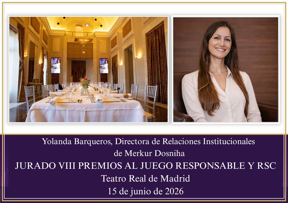 Yolanda Barqueros, referente en sostenibilidad y RSC, se integra al jurado de la VIII Edición de los Premios al Juego Responsable
