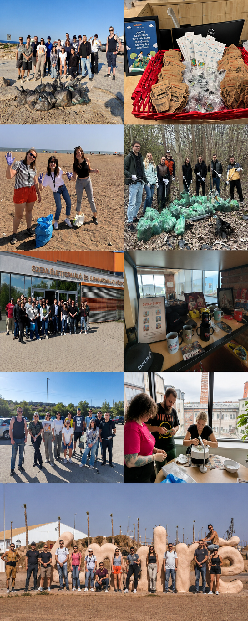 Betsson activa su Earth Week 2026 con acciones sostenibles en Malta, Málaga, Tallin, Budapest y Vilna