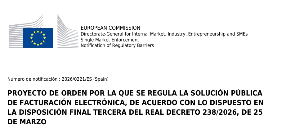 España lleva al TRIS la solución pública de facturación electrónica obligatoria entre empresas