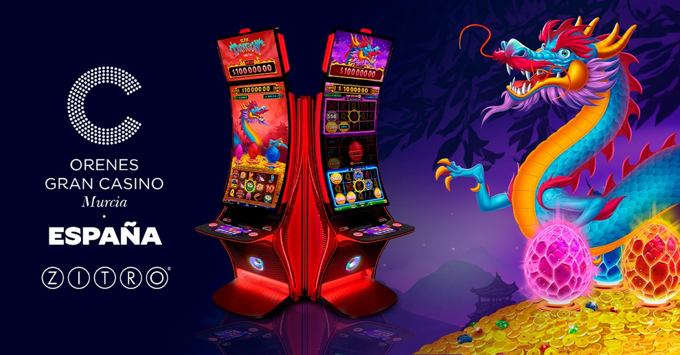 Grupo Orenes lleva la innovación de Zitro a Gran Casino Murcia con FANTASY y Brave Dragon