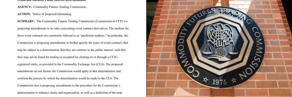 US proposes new rules regarding permitted activities in prediction markets